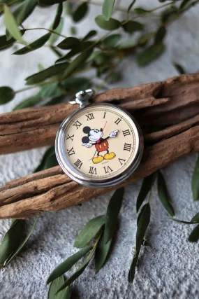 Premium Vintage: Classic Mickey Pocket Watch