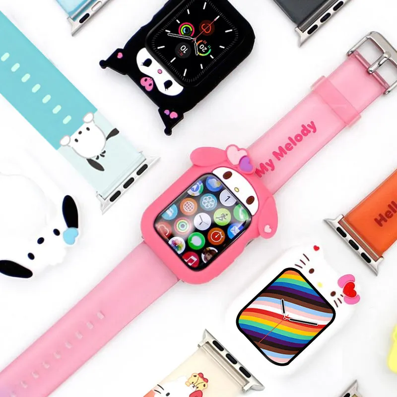 Sanrio Characters Apple Watch Silicone Case   Strap Set