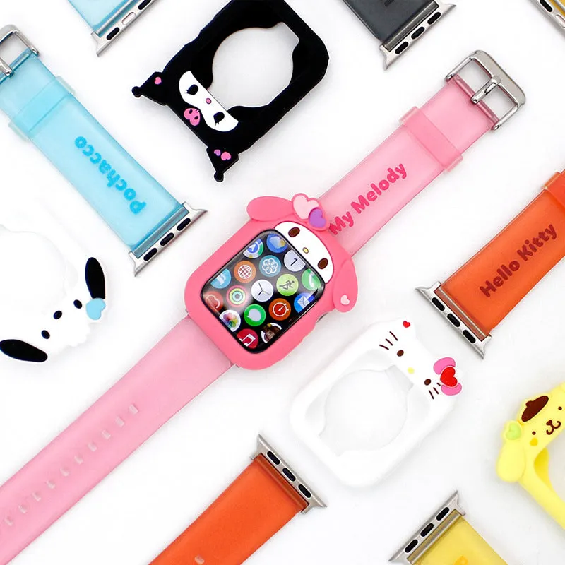 Sanrio Characters Apple Watch Silicone Case   Strap Set