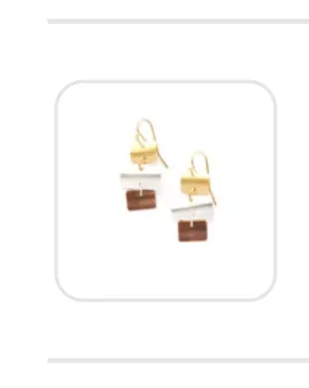 Shuffle Mixed Metal Earrings