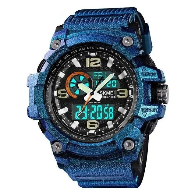 SKMEI 1283 Awesome Chronograph Sport Watch for Men w/ 5Bar Waterproof