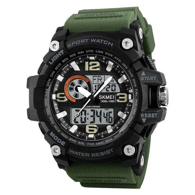 SKMEI 1283 Awesome Chronograph Sport Watch for Men w/ 5Bar Waterproof