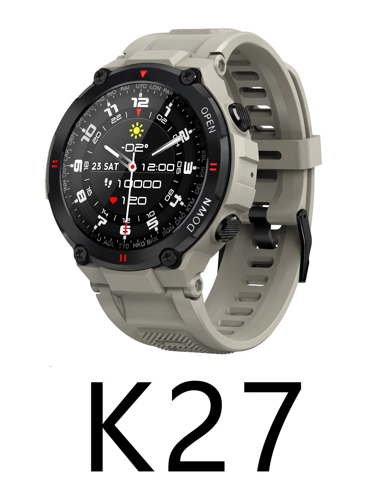 Smart Bracelet K22k27 Call Heart Rate Blood Pressure Oxygen Sports Waterproof Bluetooth Smart Watch