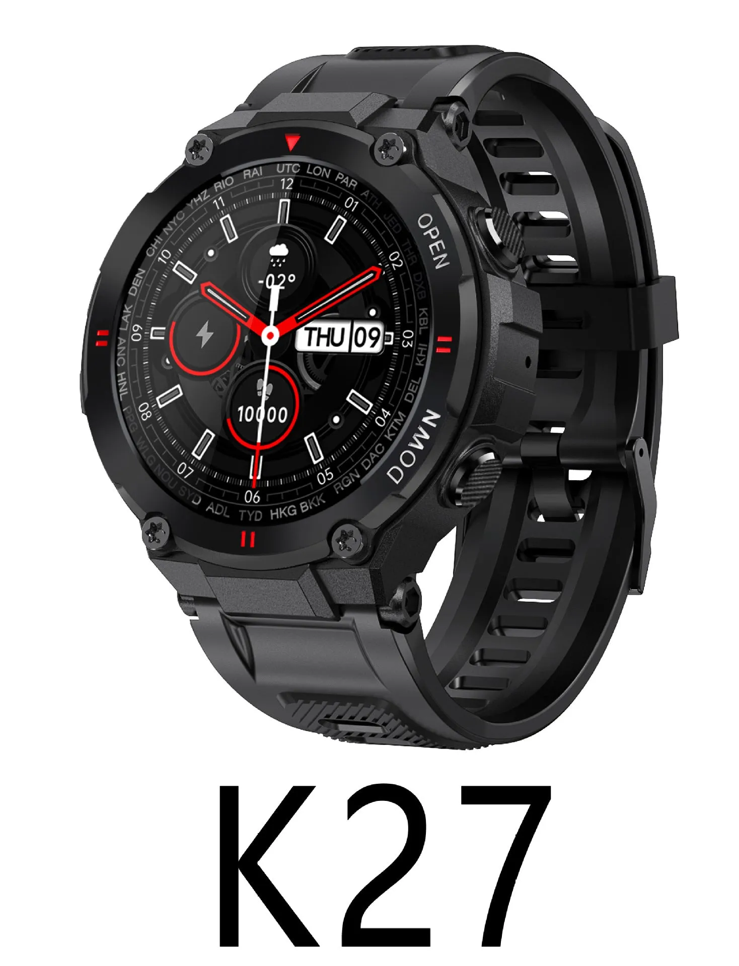 Smart Bracelet K22k27 Call Heart Rate Blood Pressure Oxygen Sports Waterproof Bluetooth Smart Watch