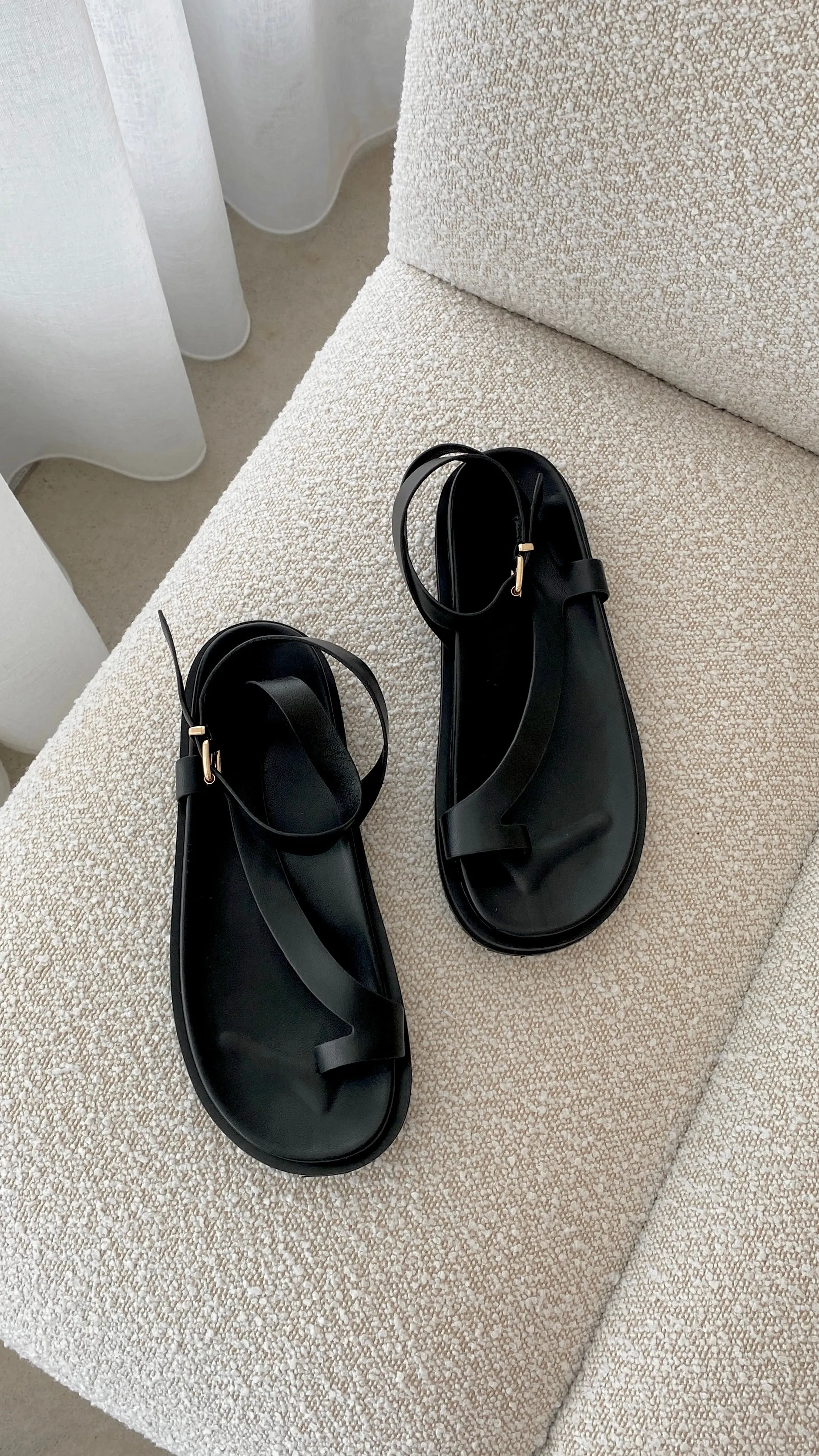 Temperance Sandal - Black