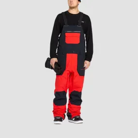 Volcom Rain Gore-Tex Snow Bib Overall Pants Crimson